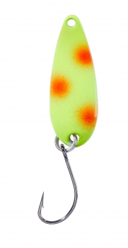 Balzer Swindler Spoon 2,3g Gelb-Orangene Punkte